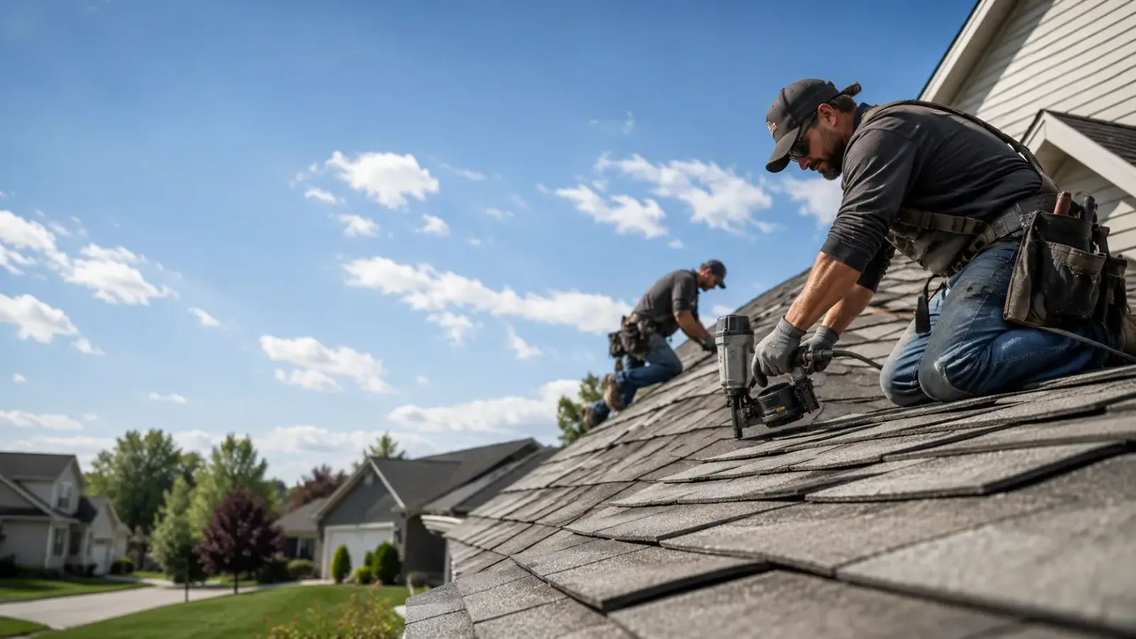Storm Damage Roof Repair in Herndon, KS near me